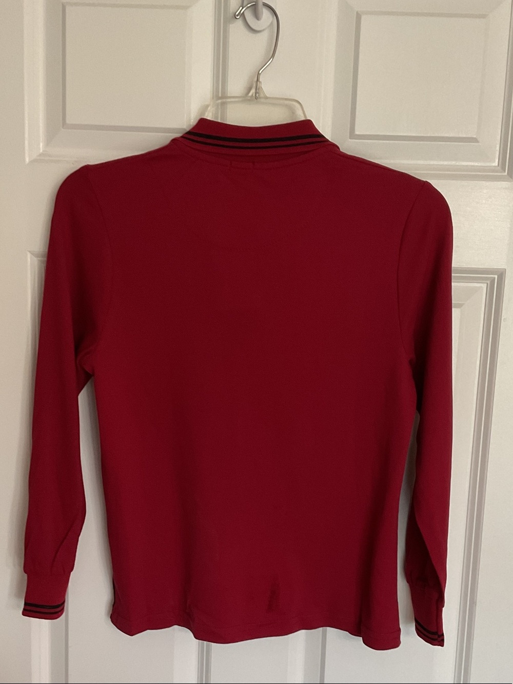 The Children's Place Red Long Sleeve Pique Polo - Picture 5 of 8